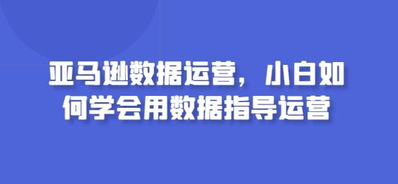 亚马逊数据运营，小白如何学会用数据指导运营-优创项目网