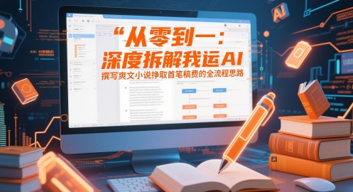 从零到一：深度拆解我运用AI撰写爽文小说挣取首笔稿费的全流程思路-优创项目网