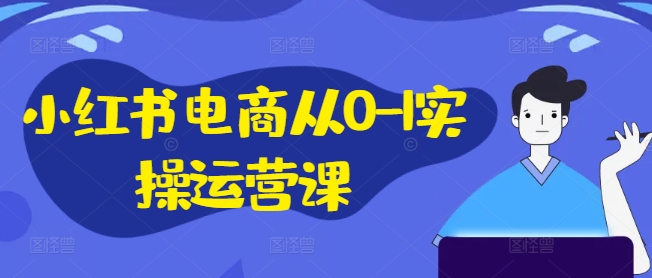 小红书电商从0-1实操运营课，小红书手机实操小红书/IP和私域课/小红书电商电脑实操板块等-优创项目网