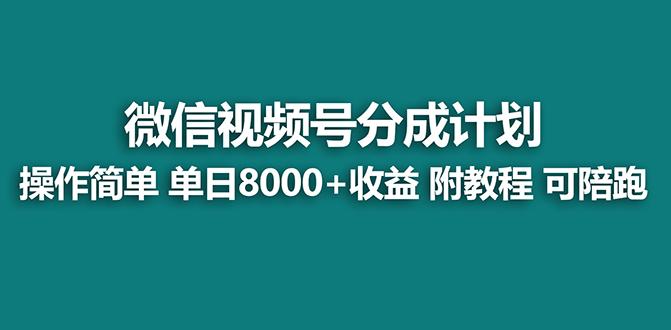 【蓝海项目】视频号分成计划最新玩法，单天收益8000+，附玩法教程，24年…-优创项目网