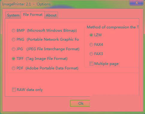 ImagePrinter(虚拟图片打印机) v2.1 官方免费版-优创项目网