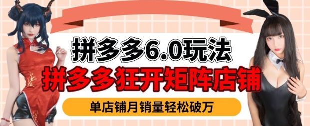 拼多多虚拟商品暴利6.0玩法，轻松实现月入过W-优创项目网