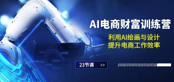 AI电商-财富训练营：利用AI绘画与设计，提升电商工作效率(23节课)-优创项目网