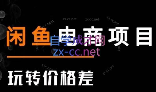亿创繁星·闲鱼电商项目(玩转价格差)-优创项目网
