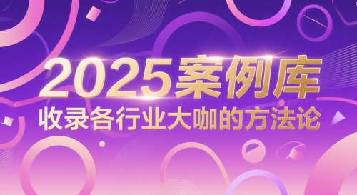 2025案例库，收录各行业大咖的方法论-优创项目网