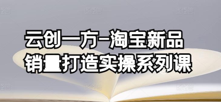 云创一方-淘宝新品销量打造实操系列课，基础销量打造(4课程)+补单渠道分析(4课程)-优创项目网