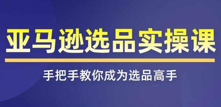 亚马逊选品实操课程，快速掌握亚马逊选品的技巧，覆盖亚马逊选品所有渠道-优创项目网