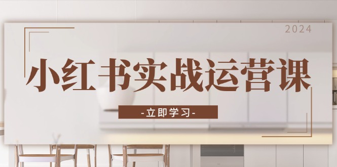 小红书实战运营课：从开通店铺到直播话术，打造爆款笔记与高效直播-优创项目网