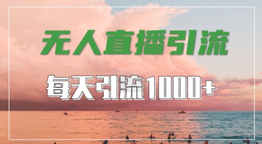 抖音快手视频号全平台通用，无人直播引流法，超暴力引流1000+高质量精准创业粉【揭秘】-优创项目网