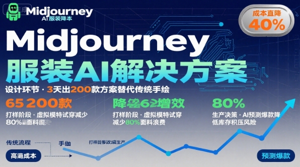 AI在服装领域的运用，使用midjourney做服装辅助企业降低成本-优创项目网