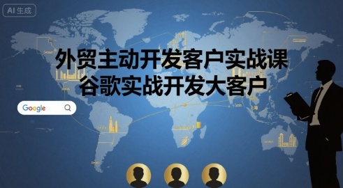 外贸主动开发客户实战课，谷歌实战开发大客户-优创项目网