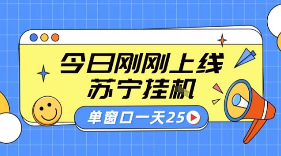 苏宁全自动采集挂G项目 稳定可批量 单窗口收益30+ 附教程【揭秘】-优创项目网