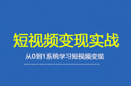 杨磊老师·2025短视频变现实战课-优创项目网