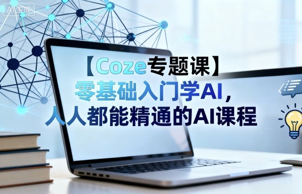 【Coze专题课】零基础入门学AI，人人都能精通的AI课程-优创项目网