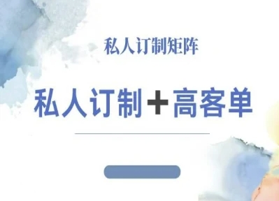 小红书自媒体咨询师IP教程，私人定制+高客单-优创项目网