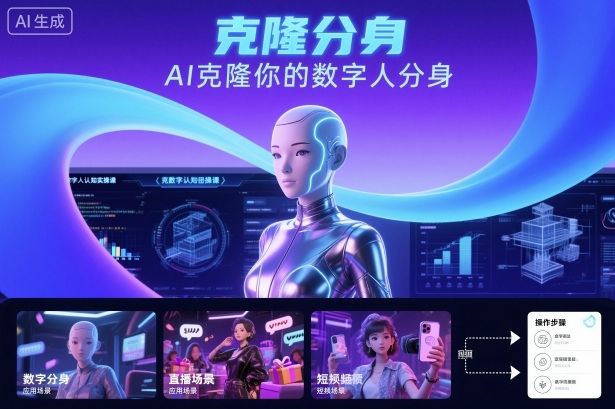 AI数字人认知实操课，克隆你的数字人分身-优创项目网