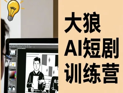 大狼AI短剧训练营-短剧课程(更新中)-优创项目网