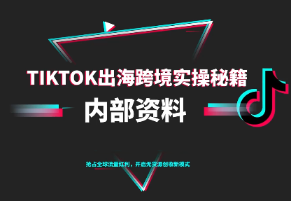 TikTok跨境电商0-1搭建运营(更新10月)-优创项目网
