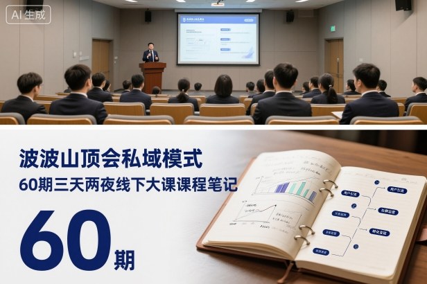 波波山顶会私域模式60期三天两夜线下大课课程笔记(文档)-优创项目网