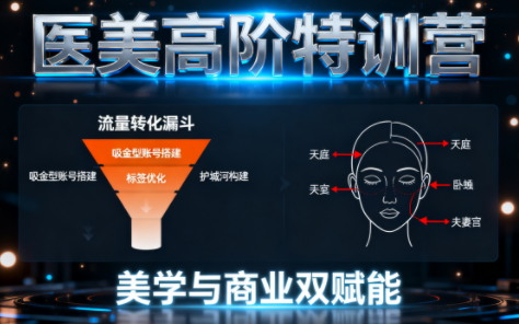 0-1000万医美高阶特训营课程-优创项目网