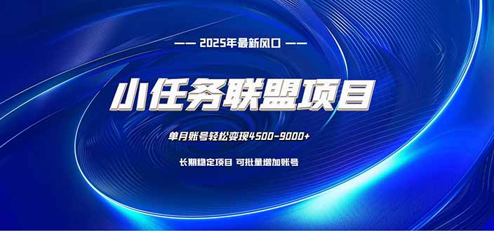 小任务联盟项目：一台电脑每天只需10分钟，轻松简单稳定-优创项目网