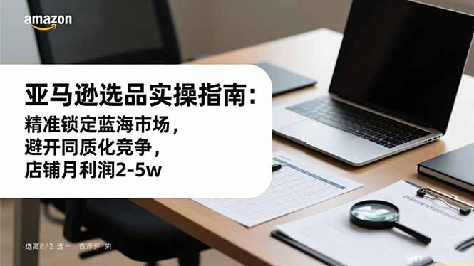 亚马逊选品实操指南：精准锁定蓝海市场，避开同质化竞争，店铺月利润2-5w-优创项目网