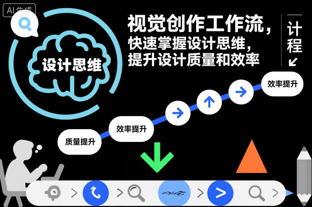 视觉创作工作流，快速掌握设计思维，提升设计质量和效率-优创项目网