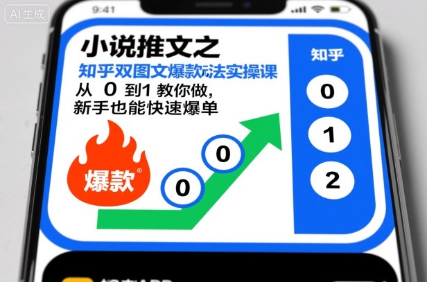 小说推文之知乎双图文爆款玩法实操课，从0到1教你做，新手也能快速爆单-优创项目网