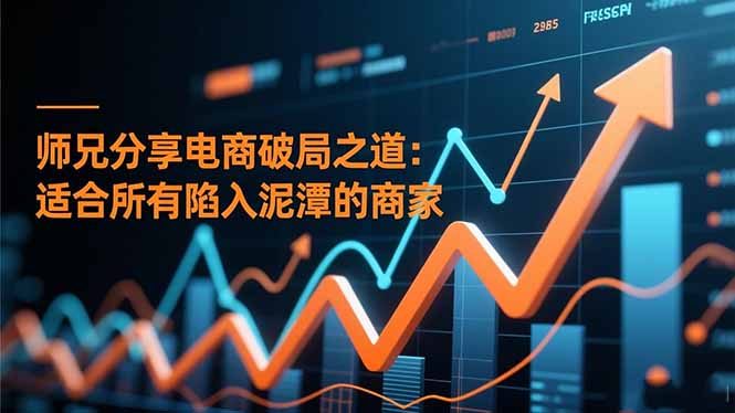 师兄分享电商破局之道：适合所有陷入泥潭的商家-优创项目网