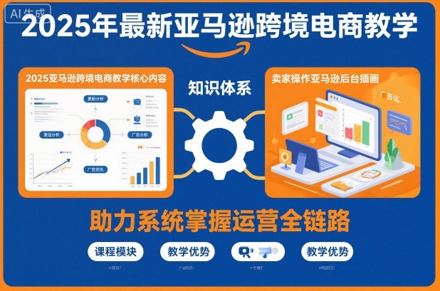2025年最新亚马逊跨境电商教学，助力卖家系统掌握亚马逊运营全链路知识-优创项目网