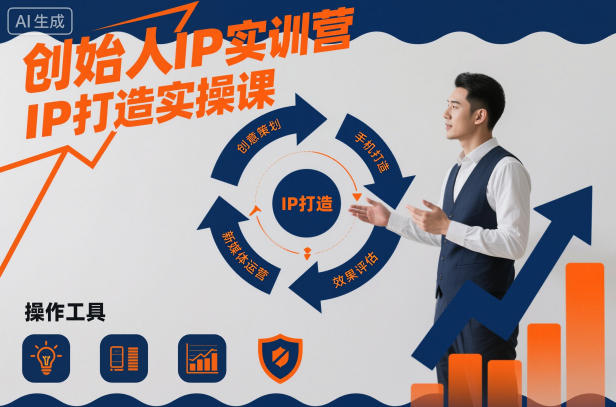 创始人IP实训营，IP打造实操课-优创项目网