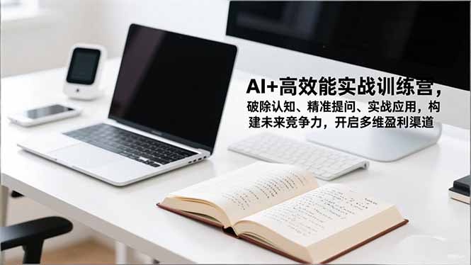 AI+高效能实战训练营，破除认知、精准提问、实战应用，构建未来竞争力，开启多维盈利渠道-优创项目网