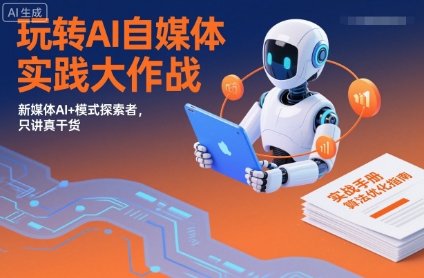 玩转AI自媒体实践大作战，新媒体AI+模式探索者，只讲真干货-优创项目网