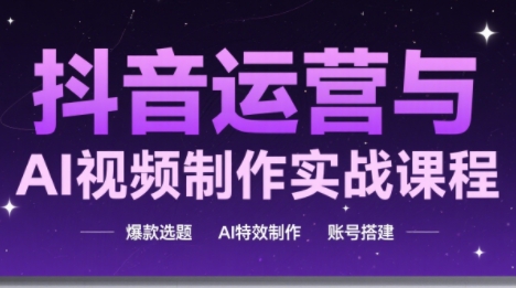 高姐·AI+运营玩转抖音(更新)-优创项目网