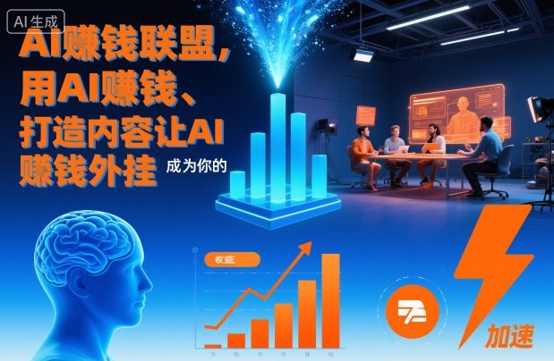 AI賺钱联盟，用AI賺钱、打造内容让AI成为你的賺钱外挂-优创项目网