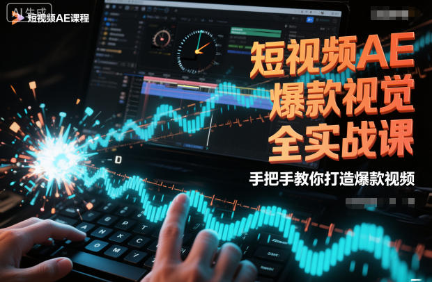 短视频AE爆款视觉全实战课，手把手教你打造爆款视频-优创项目网