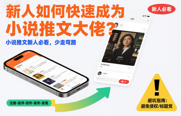 新人如何快速成为小说推文大佬？小说推文新人必看，少走弯路-优创项目网