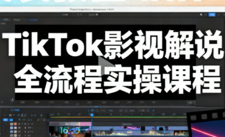 凌帧·TikTok影视解说全流程实操-优创项目网