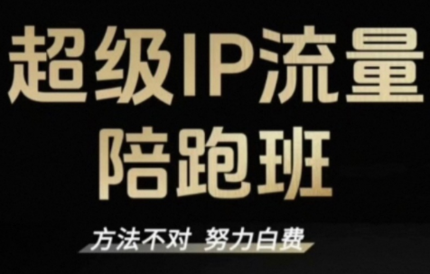 阿昱老师·超级IP流量陪跑班-优创项目网