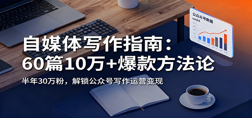 自媒体写作指南：60篇10万+爆款方法论，半年30万粉，解锁公众号写作运营变现-优创项目网
