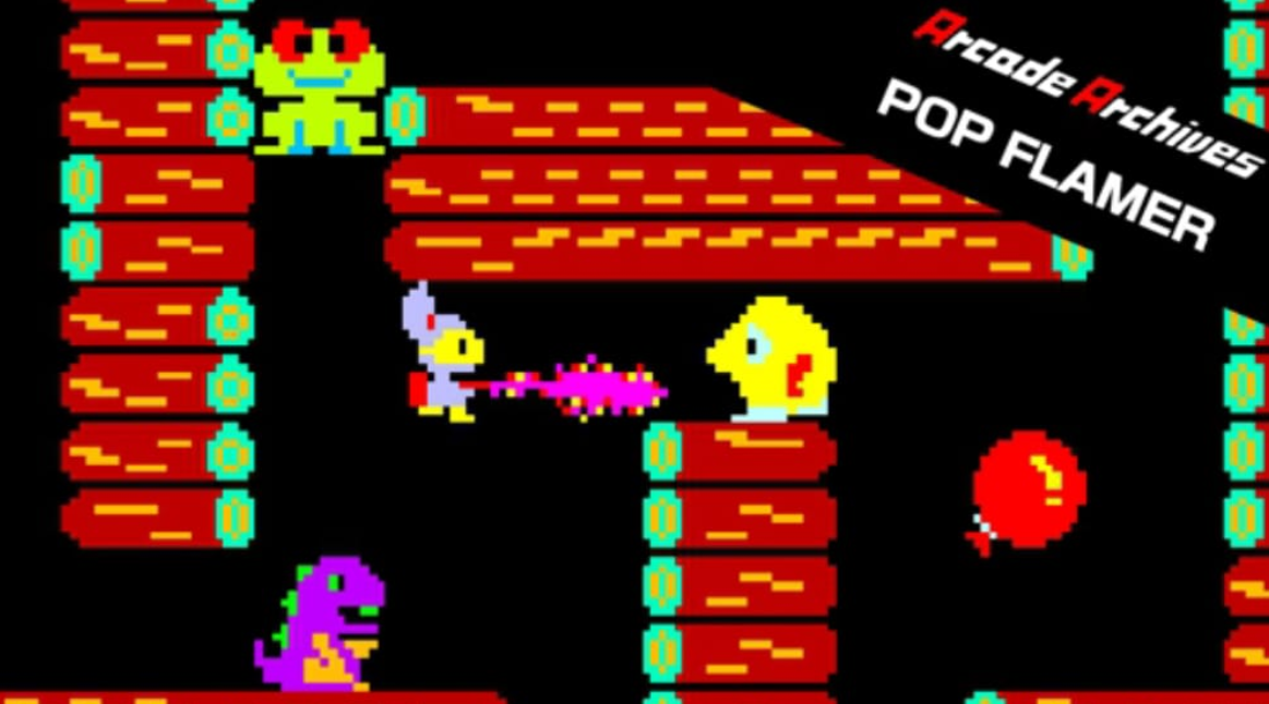 《街机：POP火焰 Arcade Archives POP FLAMER》Switch英文版NSP下载-优创项目网