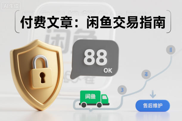付费文章：闲鱼交易指南，怎么才能降低被坑被马扁的概率-优创项目网