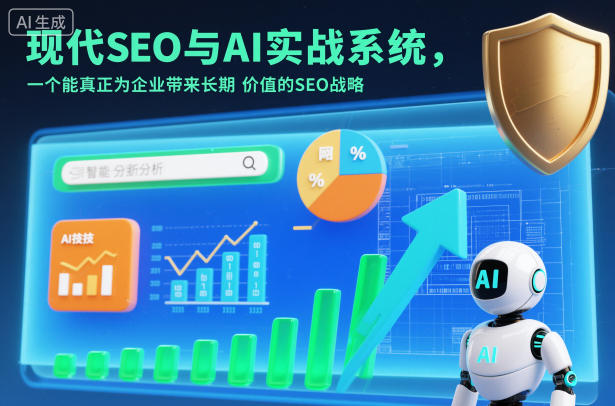 现代SEO与AI实战系统，一个能真正为企业带来长期价值的SEO战略(英语+中文字幕)-优创项目网