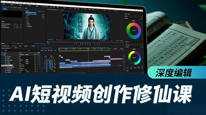 AI短视频创作修仙课，从炼气到金仙、爆款复刻、深度编辑，掌握全栈AI能力-优创项目网