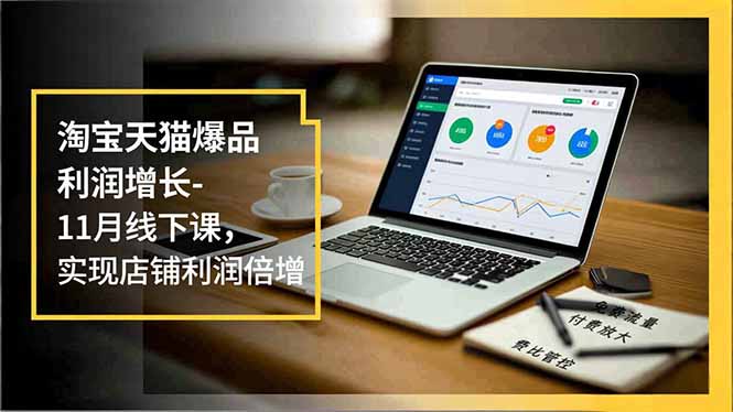淘宝天猫爆品利润增长-11月线下课，免费流量、付费放大、费比管控，实现店铺利润倍增-优创项目网