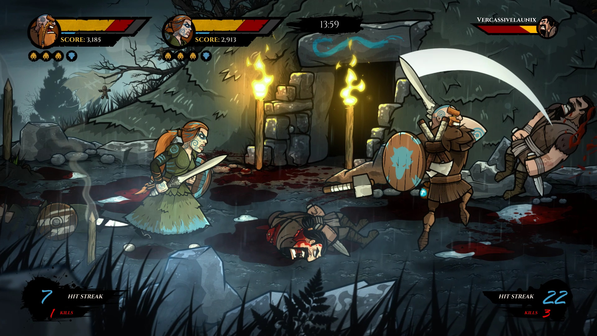 《狼刃 Wulverblade》Switch中文版NSP下载 – 含1.3.0补丁-优创项目网