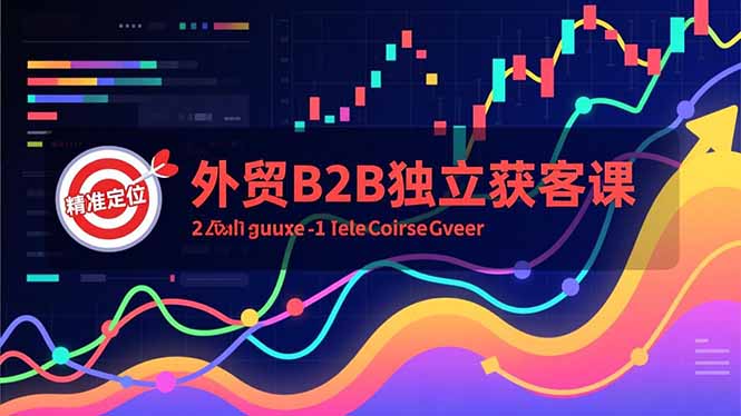 外贸B2B独立获客课，Facebook主页搭建、消息互动广告、精准定位，打造高询盘系统-优创项目网