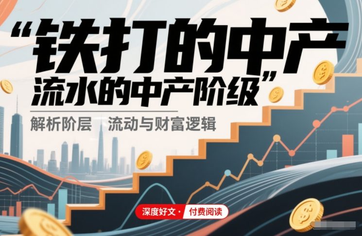 付费文章：铁打的中产，流水的中产阶级-优创项目网