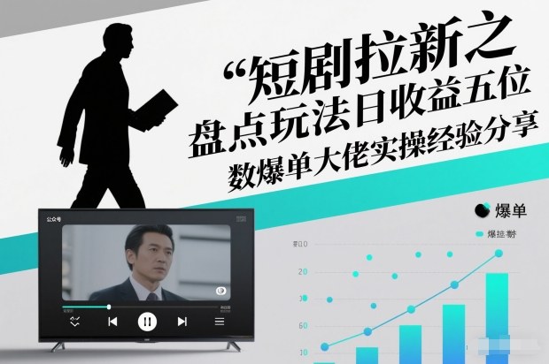 短剧拉新之盘点玩法日收益五位数爆单大佬实操经验分享-优创项目网