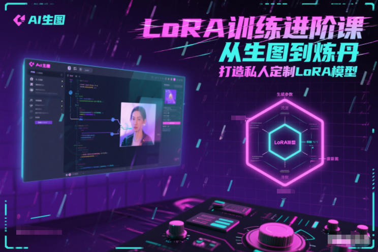 LoRA训练进阶课，从生图到炼丹，打造私人定制LoRA模型-优创项目网